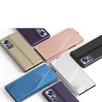 Clear View Case dėklas Xiaomi 12 Lite – mėlynas atverčiamas -- Xiaomi 12 Lite