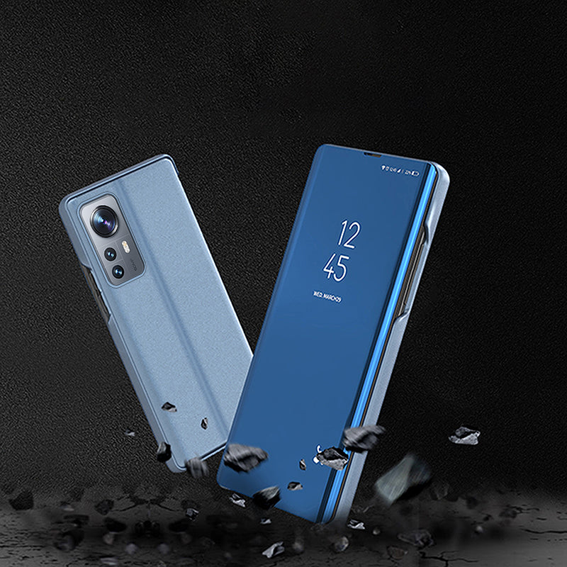 Atverčiamas dėklas Clear View Case Xiaomi 12 Lite – juodas -- Xiaomi 12 Lite