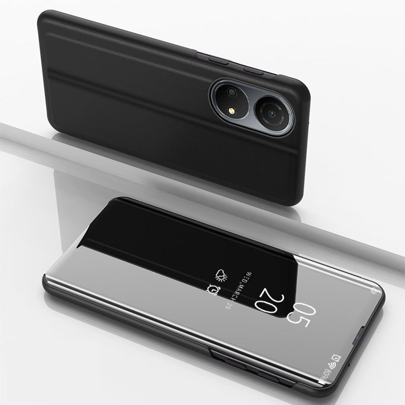 Clear View Case dėklas Honor X7 / Honor Play 30 Plus – juodas -- Honor Play 30 Plus