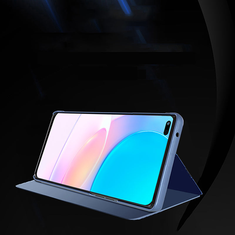 Atverčiamas dėklas Clear View Case Huawei nova 8i – juodas -- Huawei nova 8i