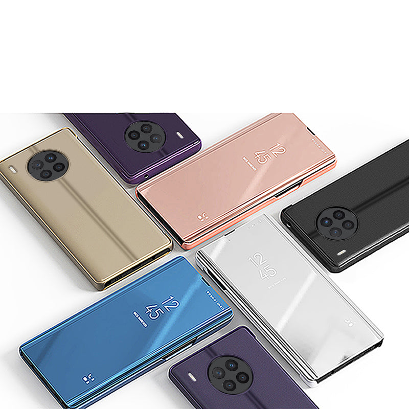 Atverčiamas dėklas Clear View Case Huawei nova 8i – juodas -- Huawei nova 8i