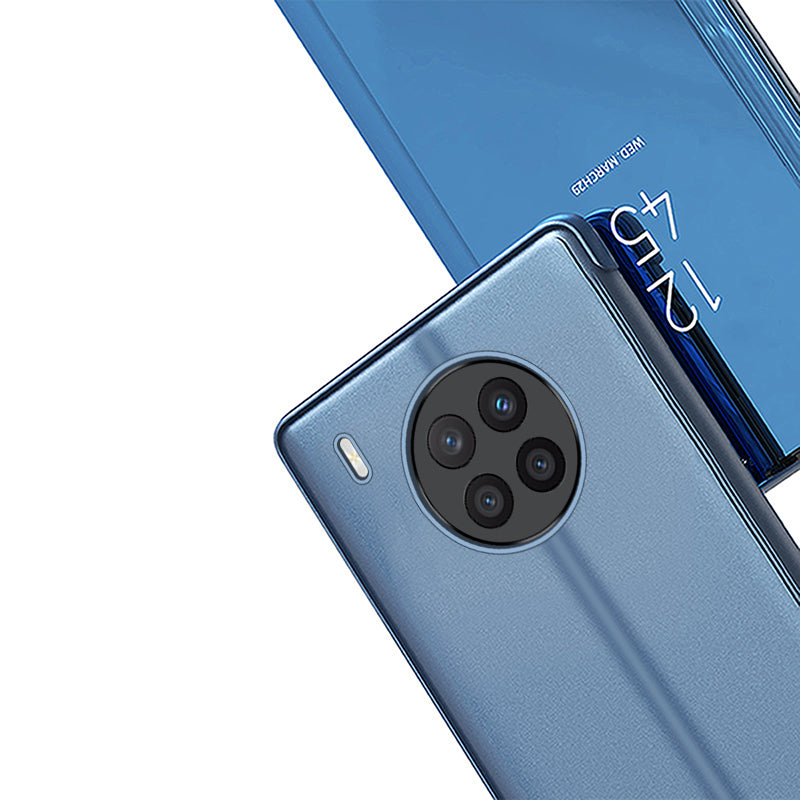 Atverčiamas dėklas Clear View Case Huawei nova 8i – juodas -- Huawei nova 8i