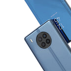 Atverčiamas dėklas Clear View Case Huawei nova 8i – juodas -- Huawei nova 8i