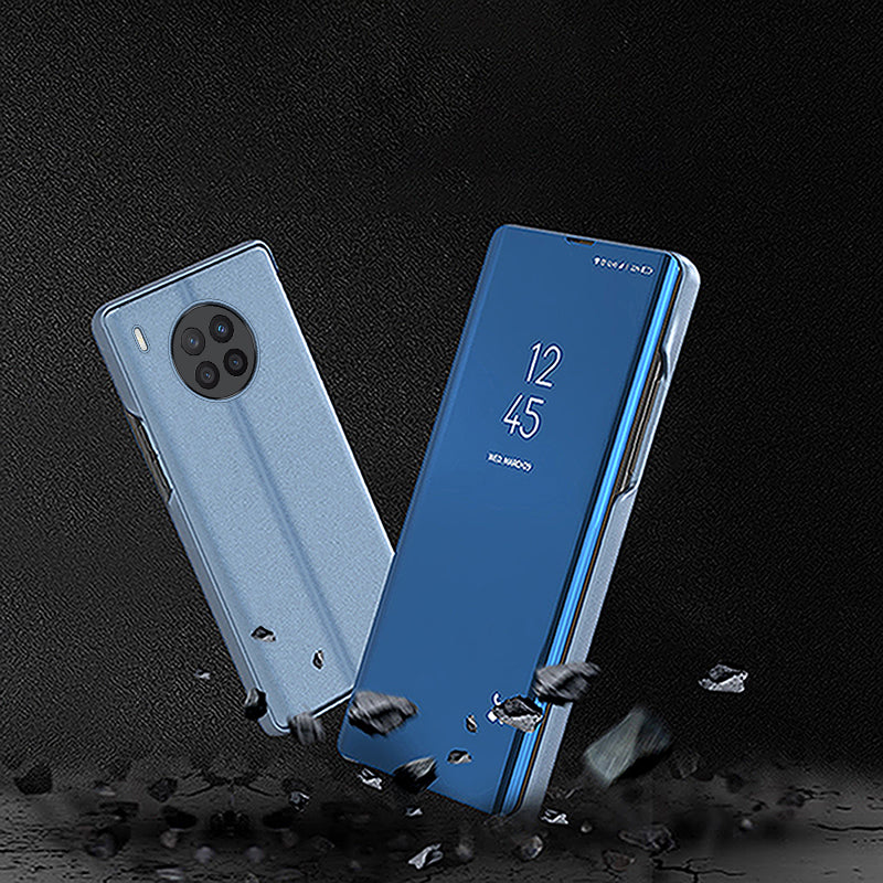 Atverčiamas dėklas Clear View Case Huawei nova 8i – juodas -- Huawei nova 8i
