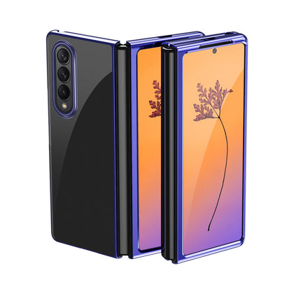 Plating Case dėklas Samsung Galaxy Z Fold 4 – mėlynas -- Samsung Galaxy Z Fold 4