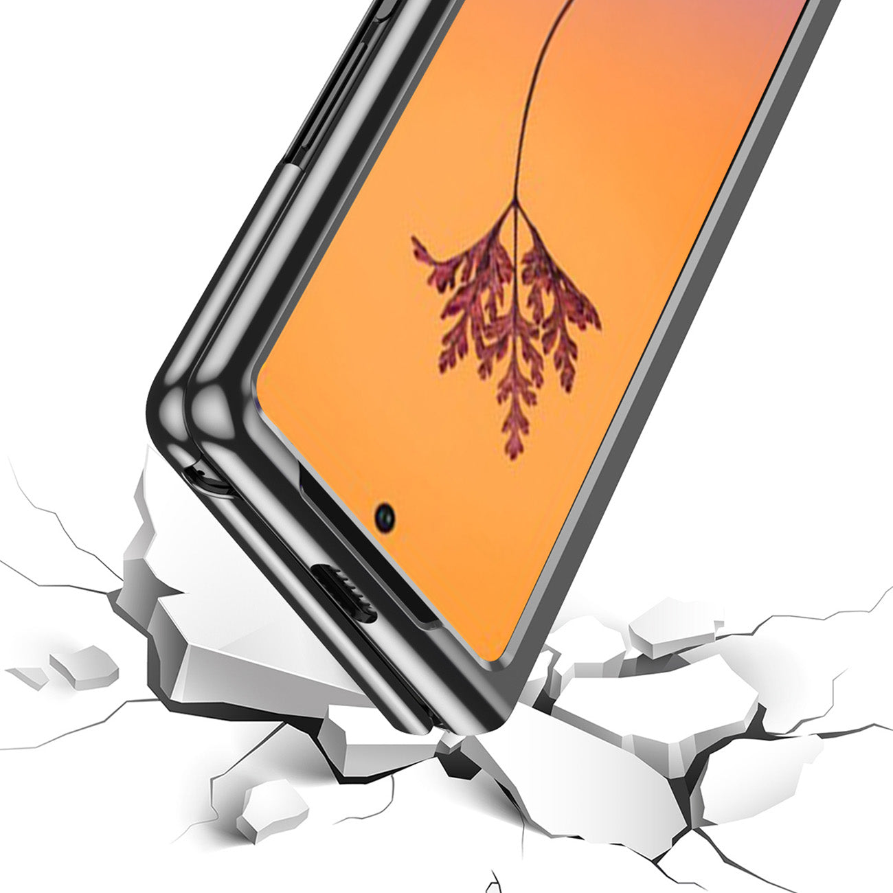 Plating Case dėklas Samsung Galaxy Z Fold 4 – mėlynas -- Samsung Galaxy Z Fold 4