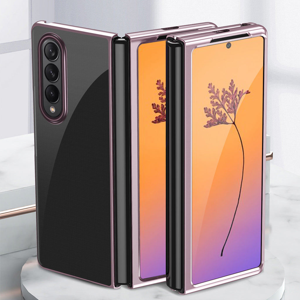 Plating Case dėklas Samsung Galaxy Z Fold 4 – mėlynas -- Samsung Galaxy Z Fold 4