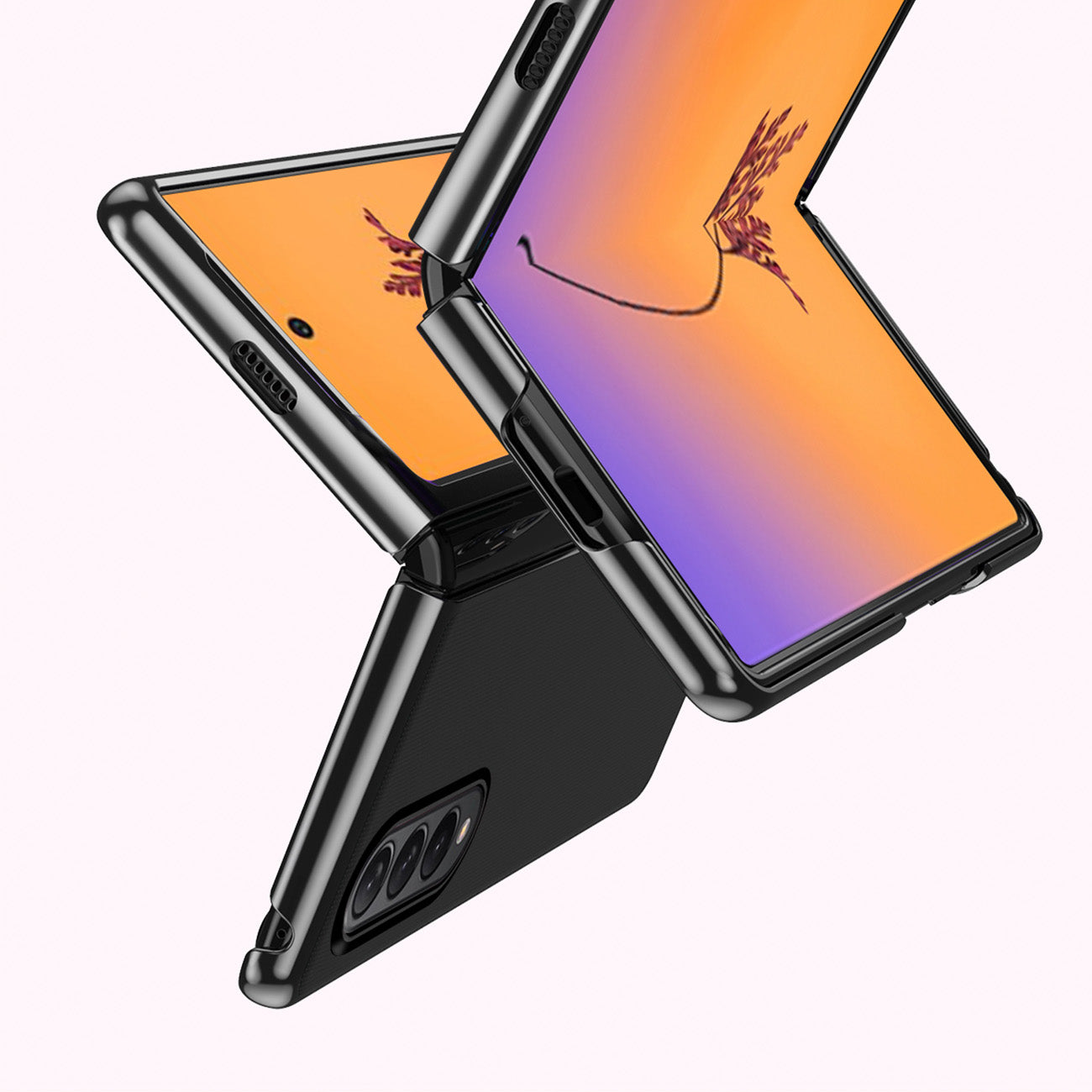 Plating Case dėklas Samsung Galaxy Z Fold 4 – mėlynas -- Samsung Galaxy Z Fold 4