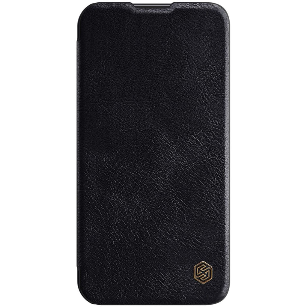 Nillkin Qin Leather Pro dėklas iPhone 14 Plus – juodas