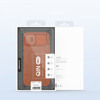 Nillkin Qin Leather Pro dėklas iPhone 14 Plus – juodas