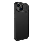 Nillkin Qin Leather Pro dėklas iPhone 14 Plus – juodas