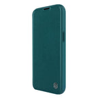 Nillkin Qin Leather Pro dėklas iPhone 14 Plus – žalias