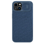 Nillkin Qin Cloth Pro dėklas iPhone 14 Plus – mėlynas
