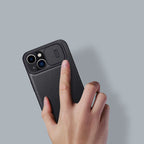 Nillkin Qin Cloth Pro dėklas iPhone 14 Plus – mėlynas