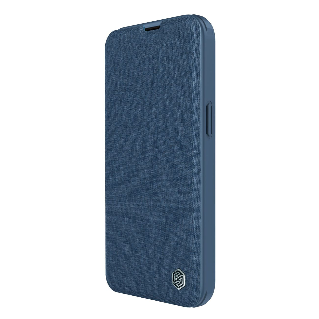 Nillkin Qin Cloth Pro dėklas iPhone 14 Plus – mėlynas
