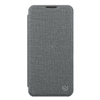 Nillkin Qin Cloth Pro dėklas iPhone 14 Plus – pilkas