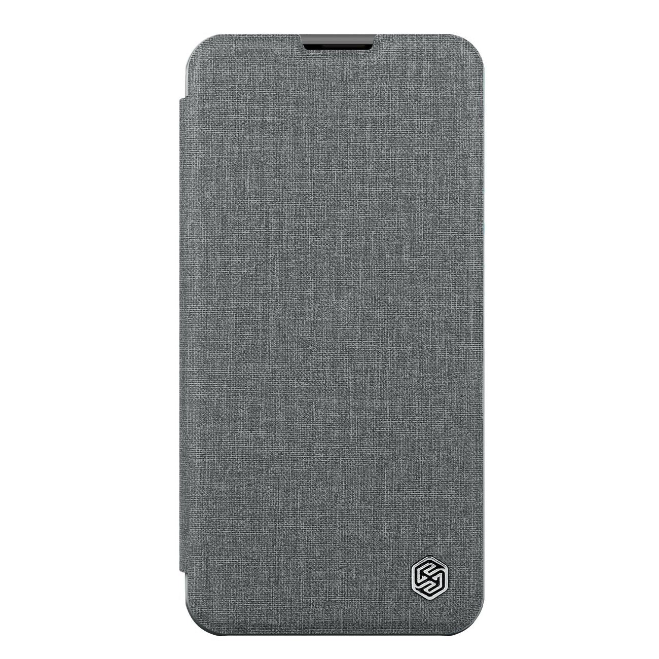Nillkin Qin Cloth Pro dėklas iPhone 14 Plus – pilkas