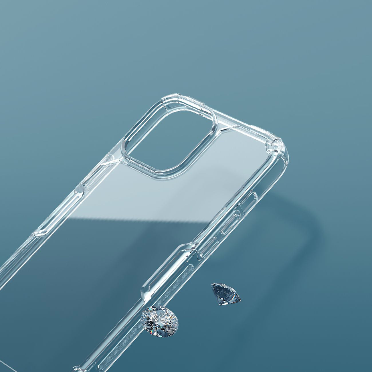 Nillkin Nature Pro dėklas iPhone 14 Plus – skaidrus
