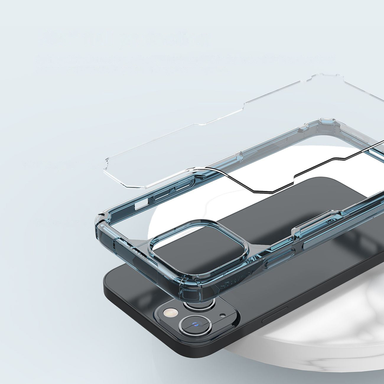 Nillkin Nature Pro dėklas iPhone 14 Plus – skaidrus