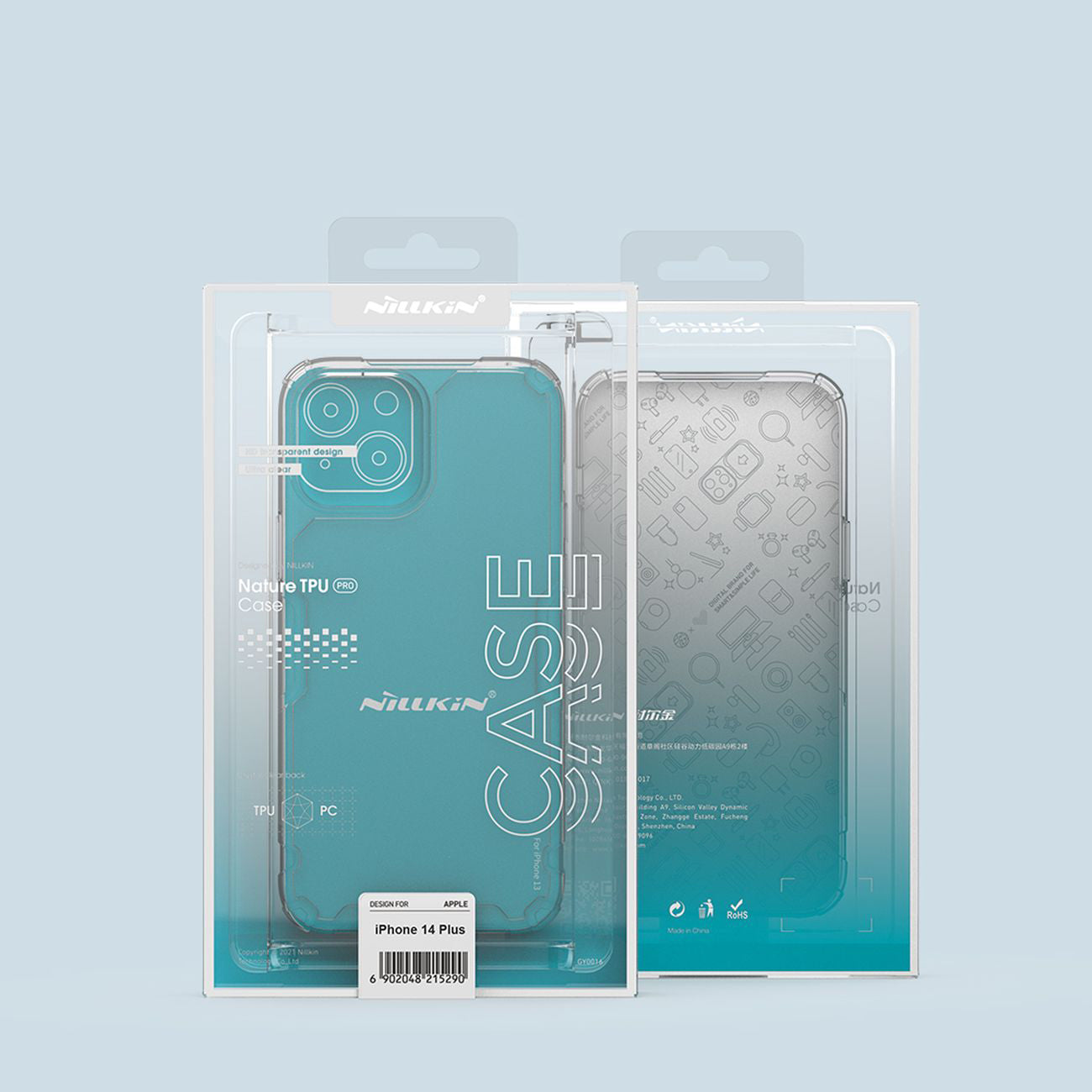 Nillkin Nature Pro dėklas iPhone 14 Plus – skaidrus