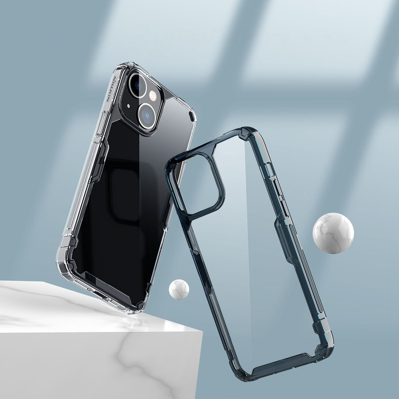 Nillkin Nature Pro dėklas iPhone 14 Plus – skaidrus