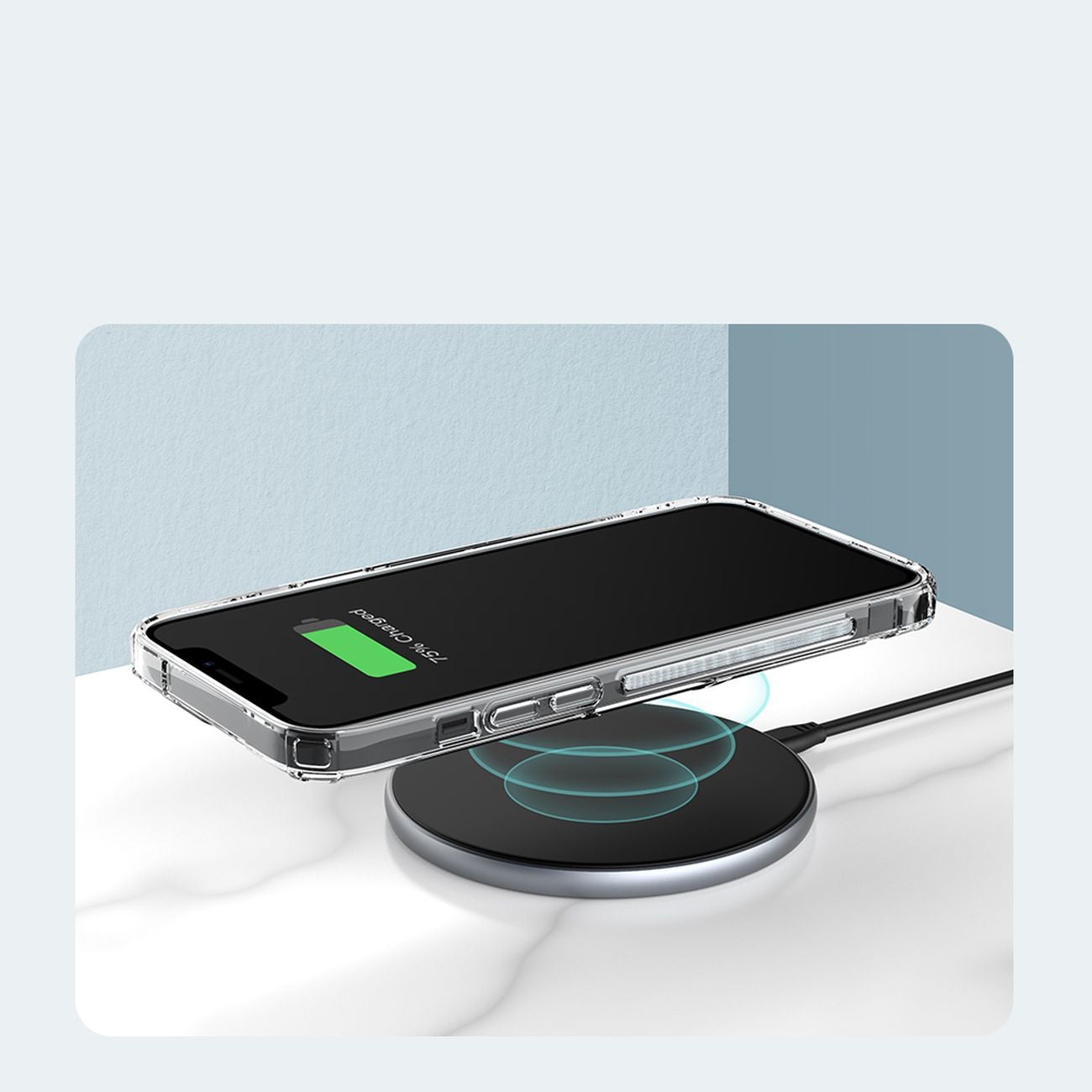 Nillkin Nature Pro MagSafe dėklas iPhone 14 Plus – mėlynas