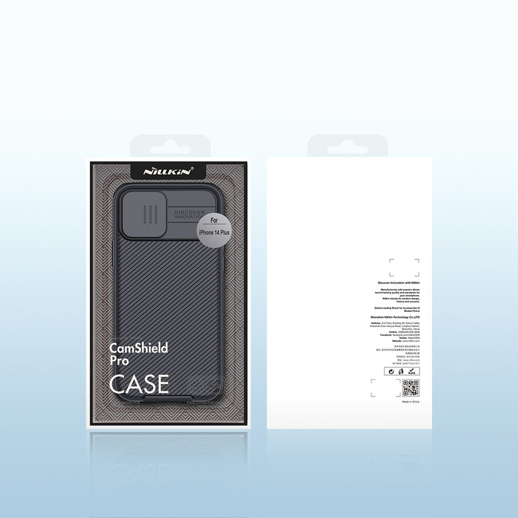 Nillkin CamShield Pro MagSafe dėklas iPhone 14 Plus – juodas