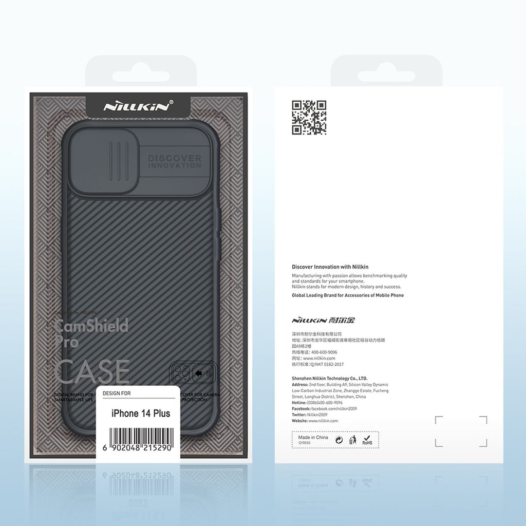 Nillkin CamShield Pro dėklas iPhone 14 Plus – juodas