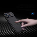 Nillkin CamShield Pro dėklas iPhone 14 Plus – mėlynas