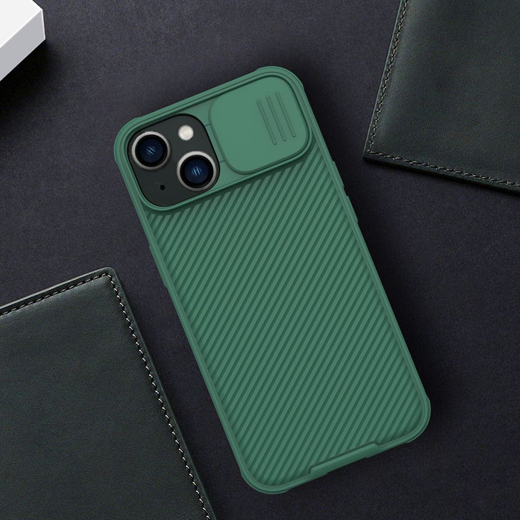 Nillkin CamShield Pro dėklas iPhone 14 Plus – mėlynas