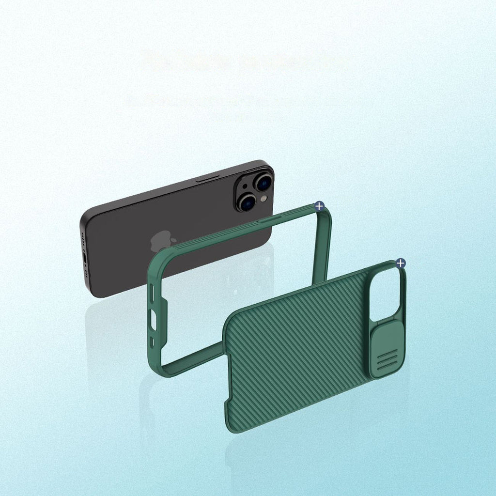 Nillkin CamShield Pro dėklas iPhone 14 Plus – mėlynas