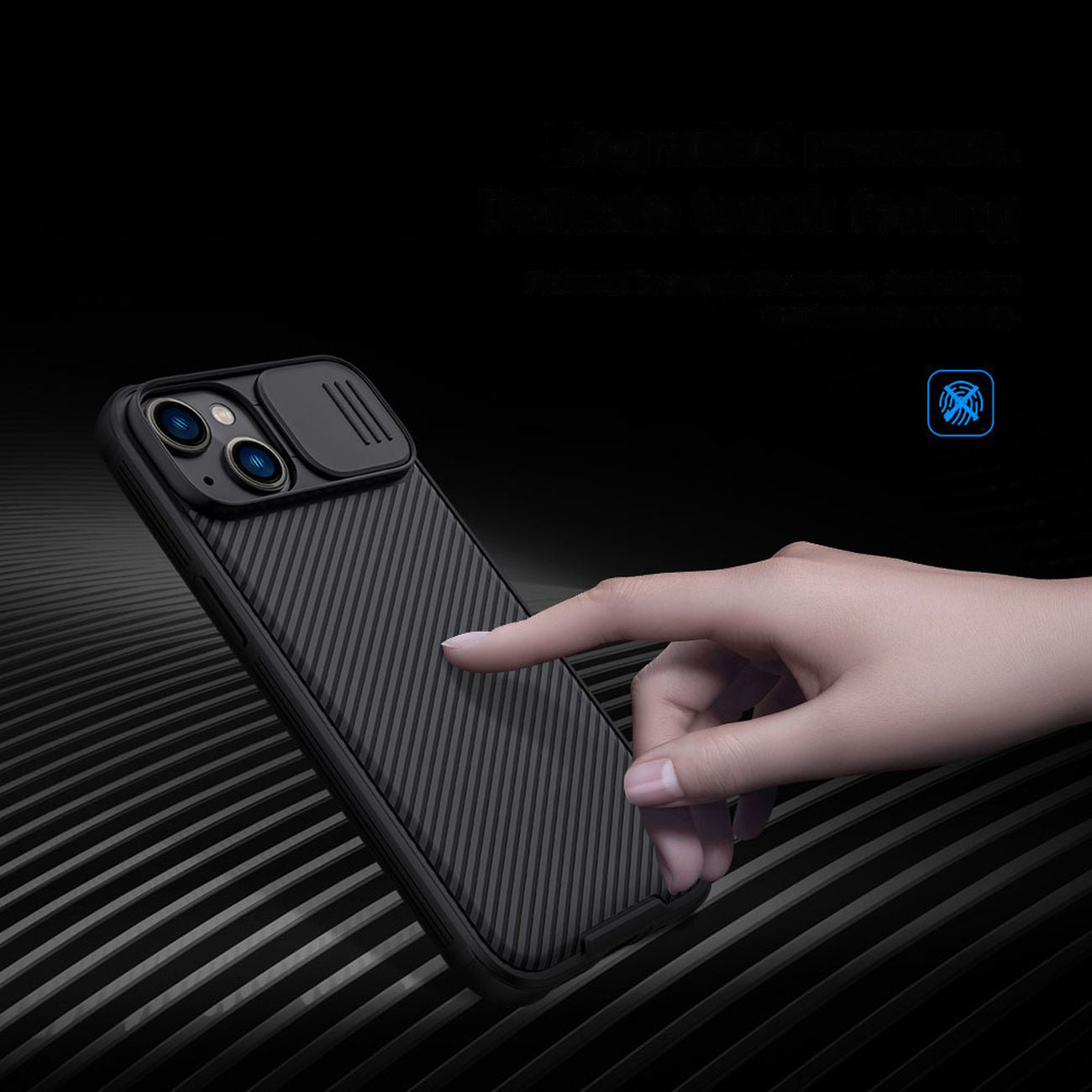Nillkin CamShield Pro dėklas iPhone 14 Plus – žalias
