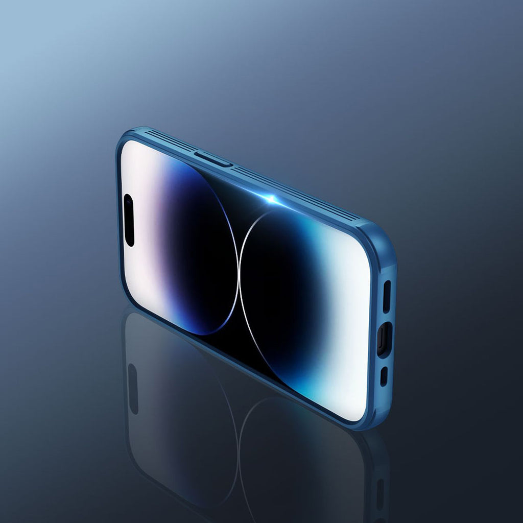 Nillkin CamShield Pro dėklas iPhone 14 Pro Max – mėlynas