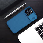 Nillkin CamShield Pro dėklas iPhone 14 Pro Max – mėlynas