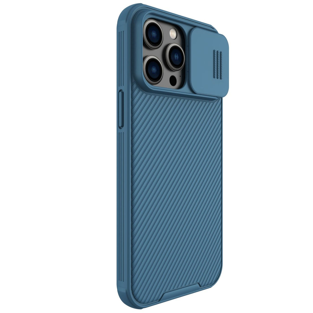 Nillkin CamShield Pro dėklas iPhone 14 Pro Max – mėlynas