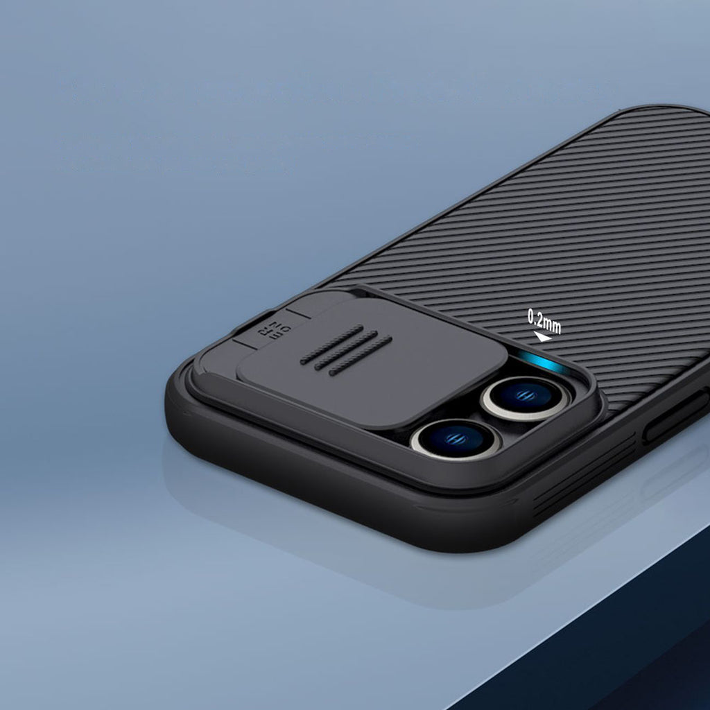 Nillkin CamShield Pro dėklas iPhone 14 Pro Max – mėlynas