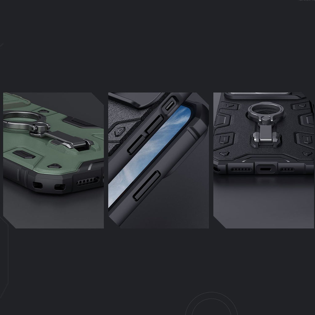 Nillkin CamShield Armor Pro dėklas iPhone 14 Plus – juodas