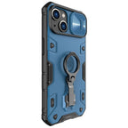 Nillkin CamShield Armor Pro dėklas iPhone 14 Plus – mėlynas