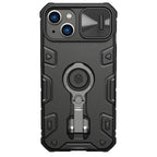 Nillkin CamShield Armor Pro MagSafe dėklas iPhone 14 Plus – juodas