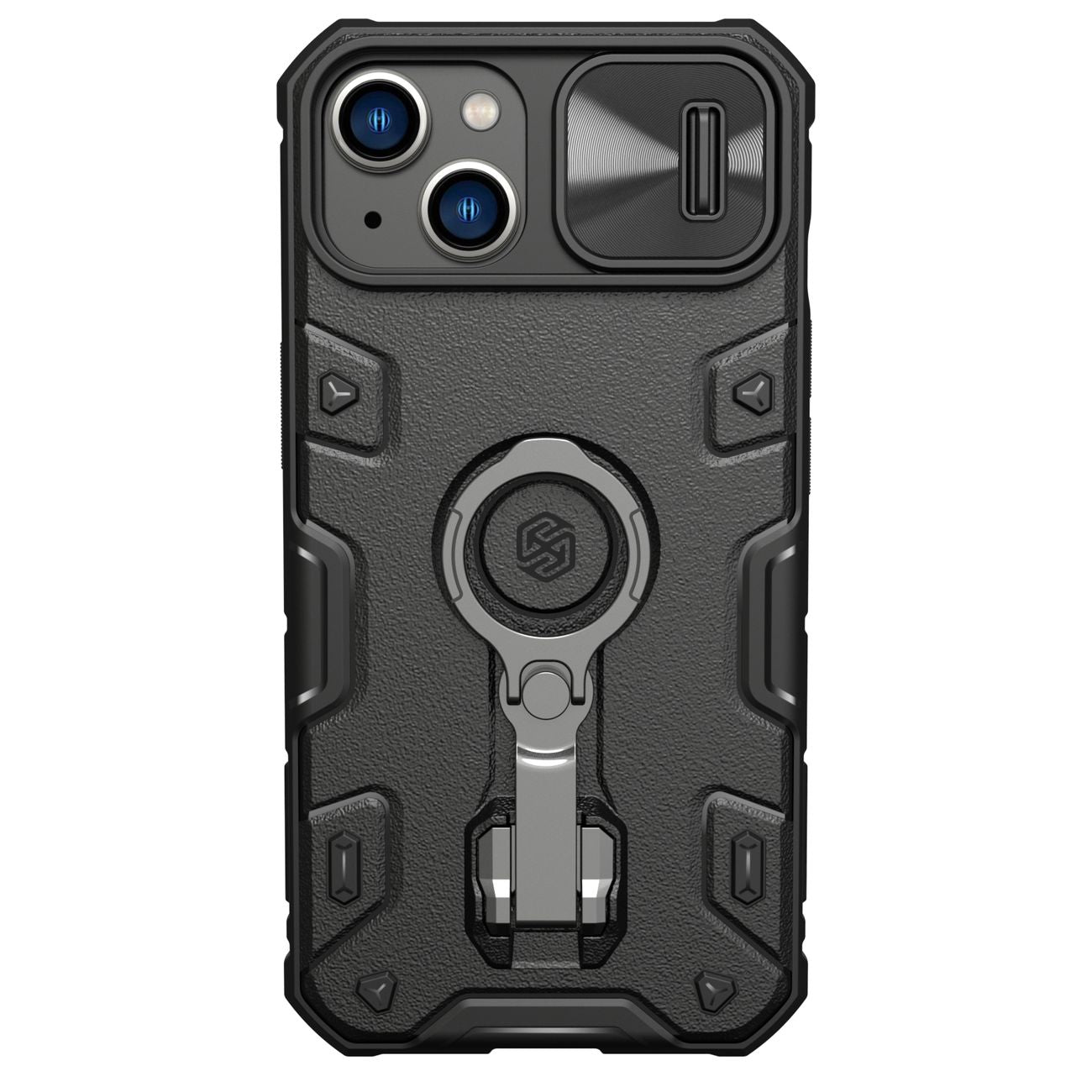 Nillkin CamShield Armor Pro MagSafe dėklas iPhone 14 Plus – juodas