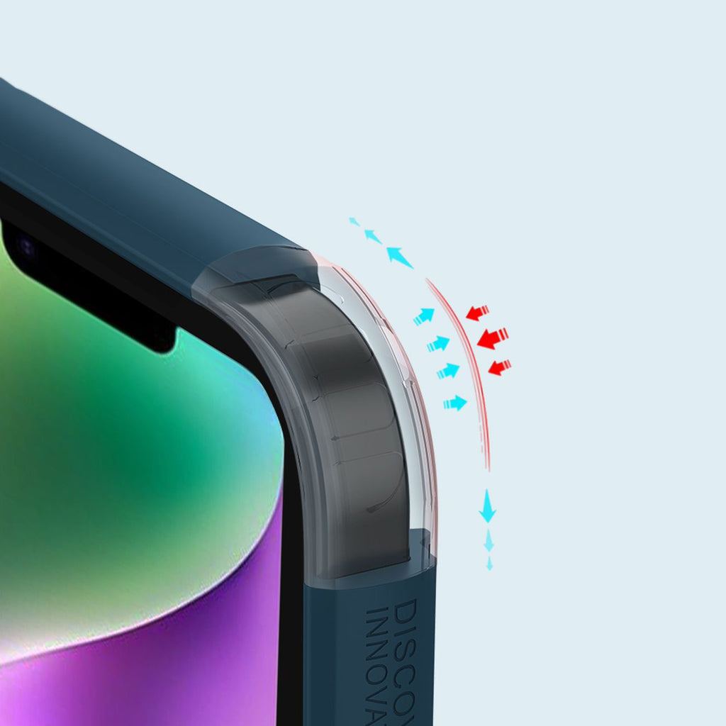 Nillkin Super Frosted Shield Pro dėklas iPhone 14 Plus – mėlynas