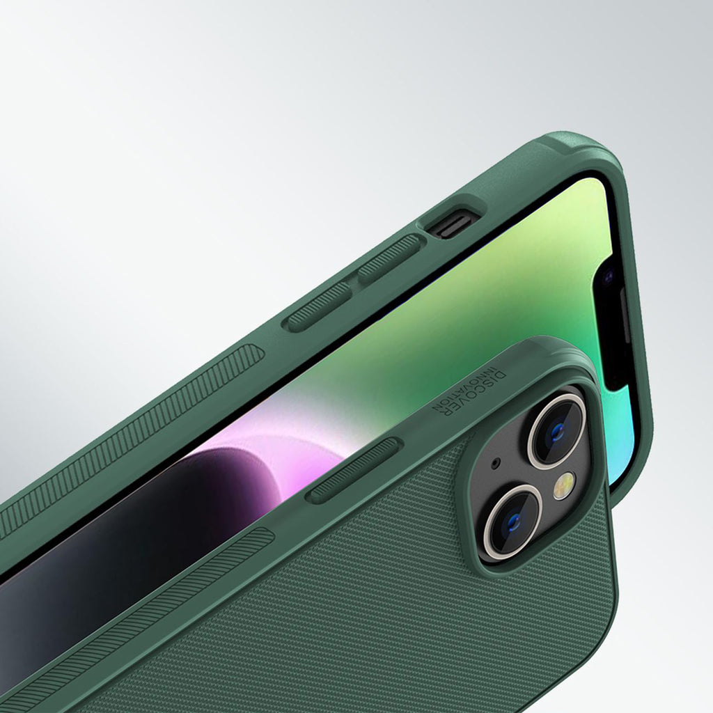 Nillkin Super Frosted Shield Pro dėklas iPhone 14 Plus – žalias