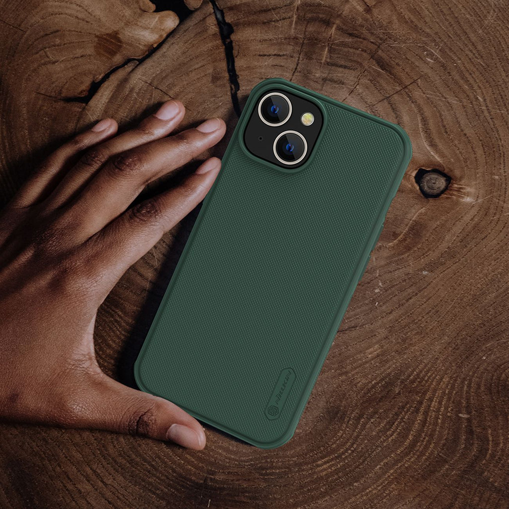 Nillkin Super Frosted Shield Pro dėklas iPhone 14 Plus – žalias