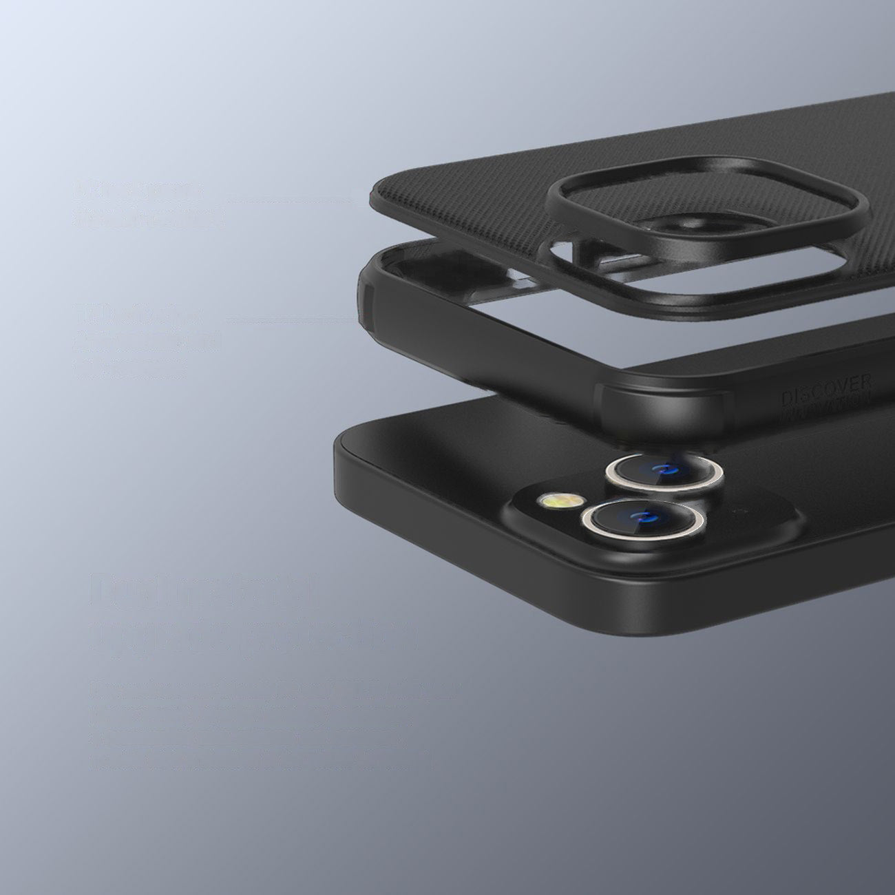 Nillkin MagSafe dėklas iPhone 14 Plus – juodas