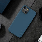 Nillkin Super Frosted Shield Pro MagSafe dėklas iPhone 14 Plus – mėlynas
