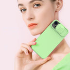 Nillkin CamShield MagSafe dėklas iPhone 14 Plus – žalias
