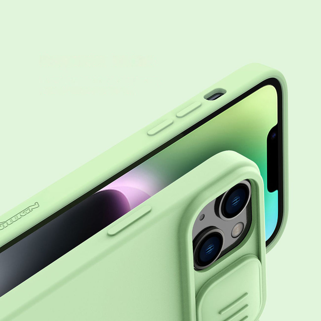 Nillkin CamShield MagSafe dėklas iPhone 14 Plus – žalias