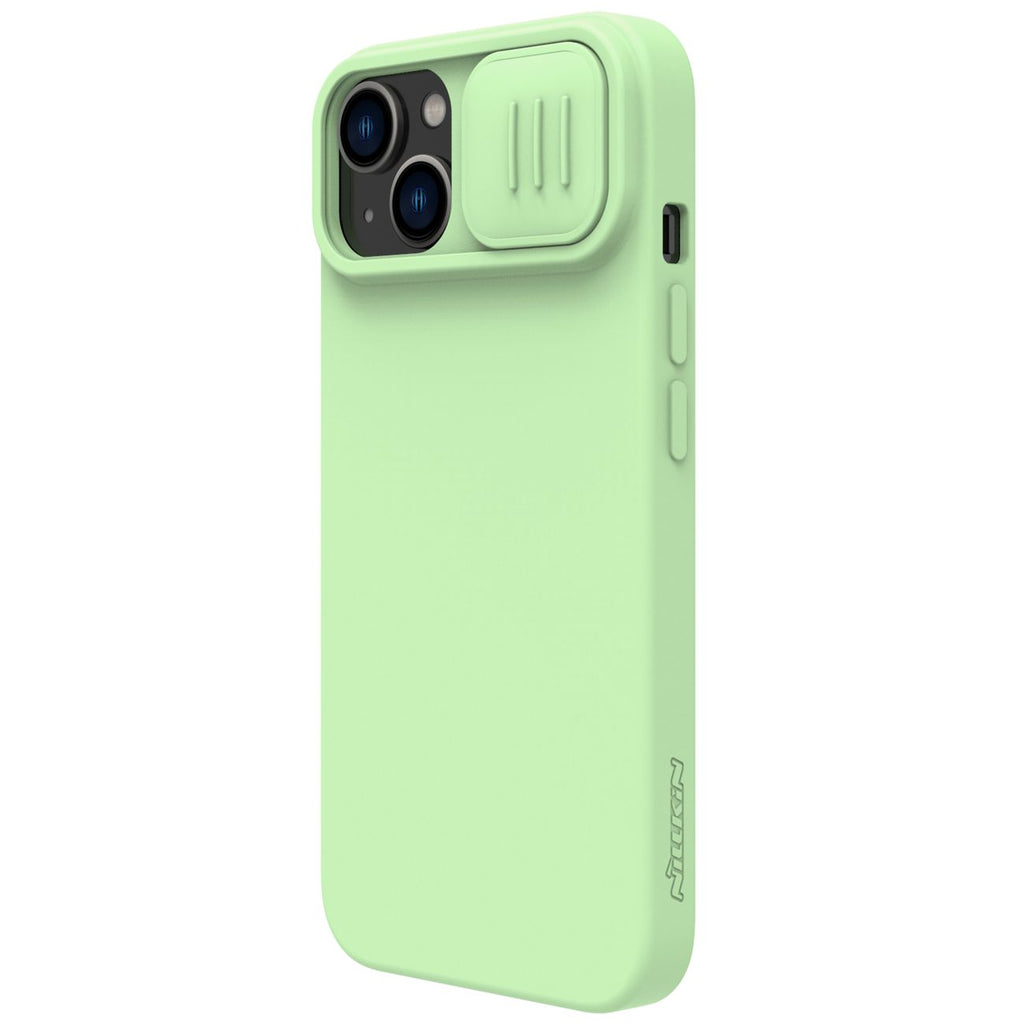 Nillkin CamShield MagSafe dėklas iPhone 14 Plus – žalias
