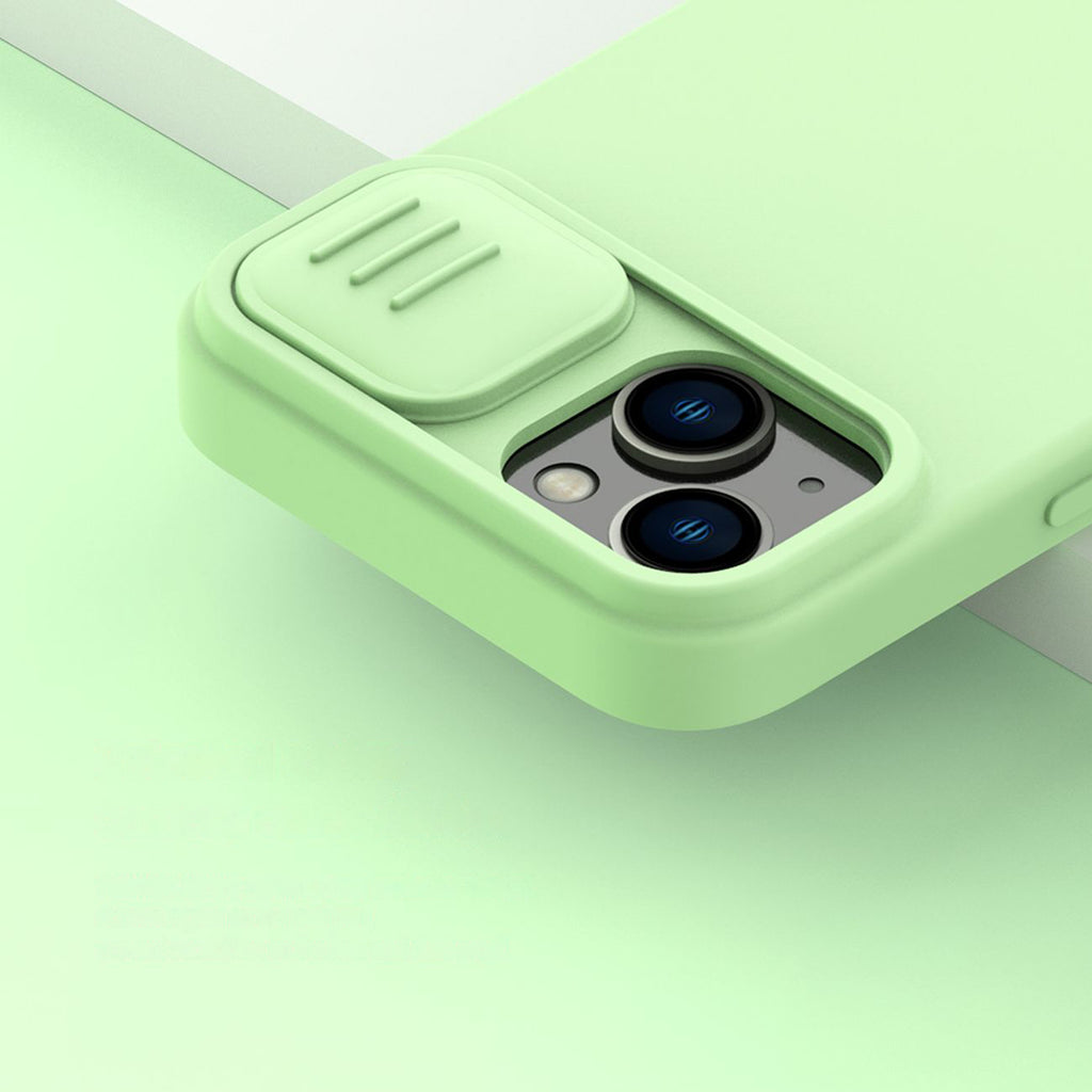 Nillkin CamShield MagSafe dėklas iPhone 14 Plus – žalias
