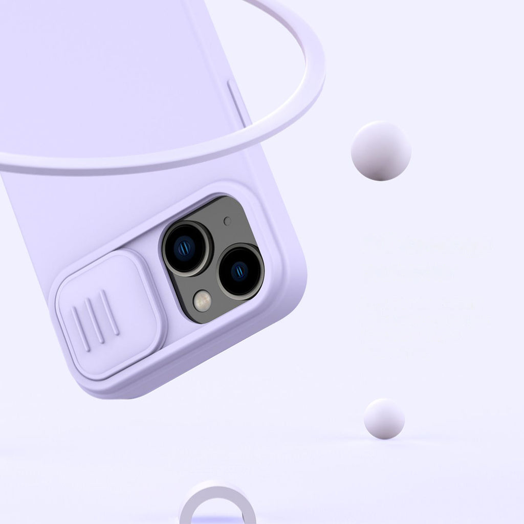 Nillkin CamShield silikoninis dėklas iPhone 14 Plus – juodas